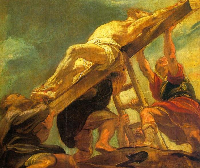 Peter Paul Rubens The Raising of the Cross china oil painting image